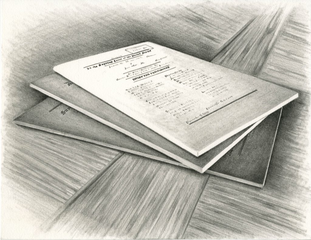 Drawing of Gupta Wessler's Supreme Court briefs